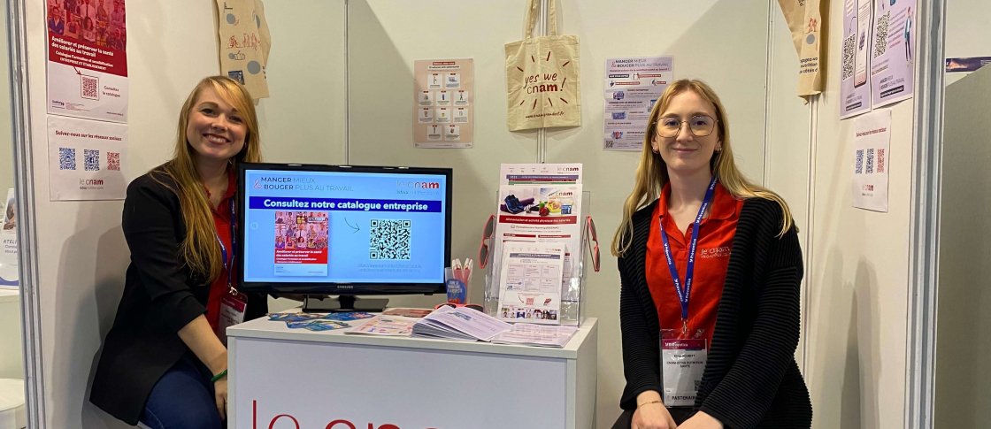 Equipe du Cnam-ISTNA au salon Préventica à Lyon 