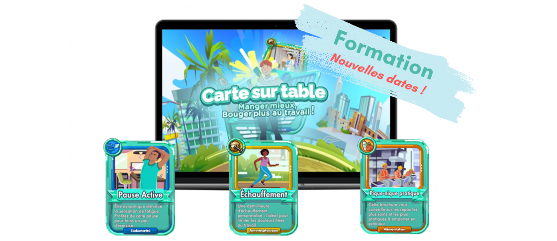 SERIOUS GAME CARTE SUR TABLE : SESSIONS DE FORMATION