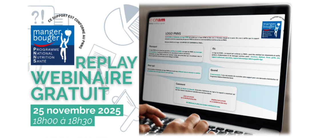 Replay webinaire logo PNNS